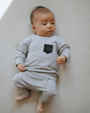Beau Pocket Crewneck - Posh & Cozy