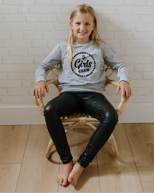 Faux Leather Legging Youth - Posh & Cozy