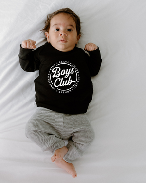 Boys Club Crewneck - Posh & Cozy