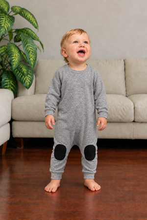 Knee Patch Romper