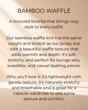 Waffle Cuffed Legging - Posh & Cozy