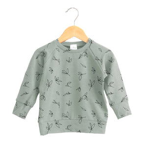 SALE! Basic Kid Printed Crewneck - Posh & Cozy