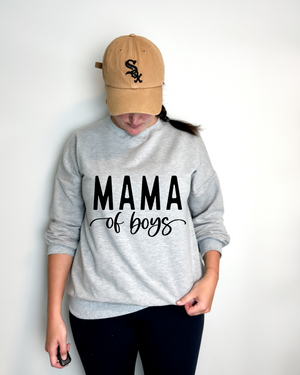 Mama of Boys Crewneck Women's - Posh & Cozy