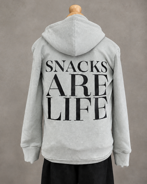 Mannequin hoodie with a more symmetrical hood